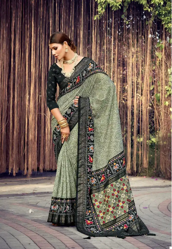 Mahamani Aamira Heavy Tusser Dola Silk Wholesale Fancy Sarees Catalog - Image 4