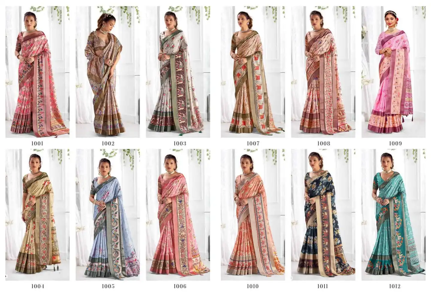 Mahamani Diya Gicha Silk Wholesale Sarees Catalog - Image 13