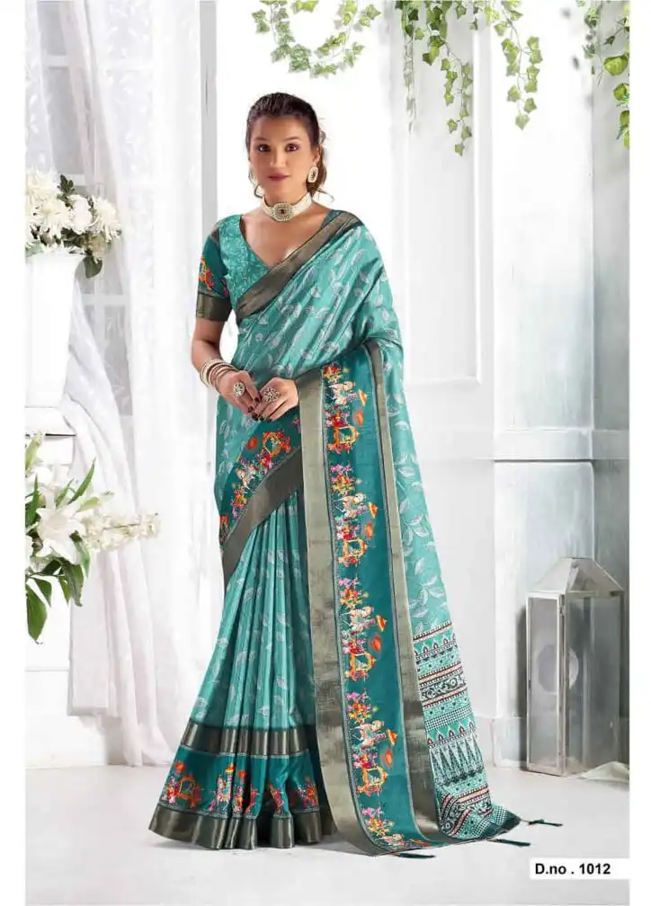 Mahamani Diya Gicha Silk Wholesale Sarees Catalog - Image 11