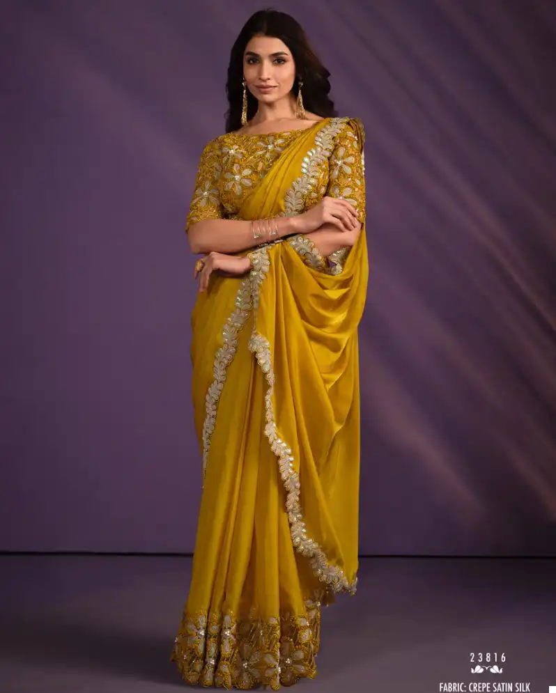 Mahotsav Mohmanthan 23800 Series Exotica Crepe Satin Silk Wholesale Fancy Designer Sarees Catalog