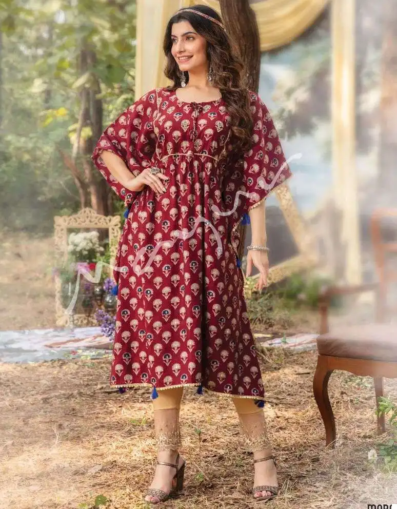 Mayur Moroccon Premium Modal Muslin Wholesale Fancy Kurti with Pant Catalog