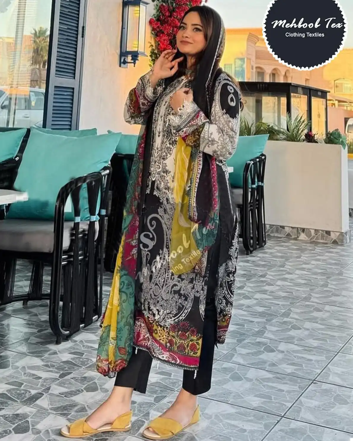 Mehboob Tex 1339 &1340 Pure Cotton Wholesale Pakistani Salwar Suit Catalog