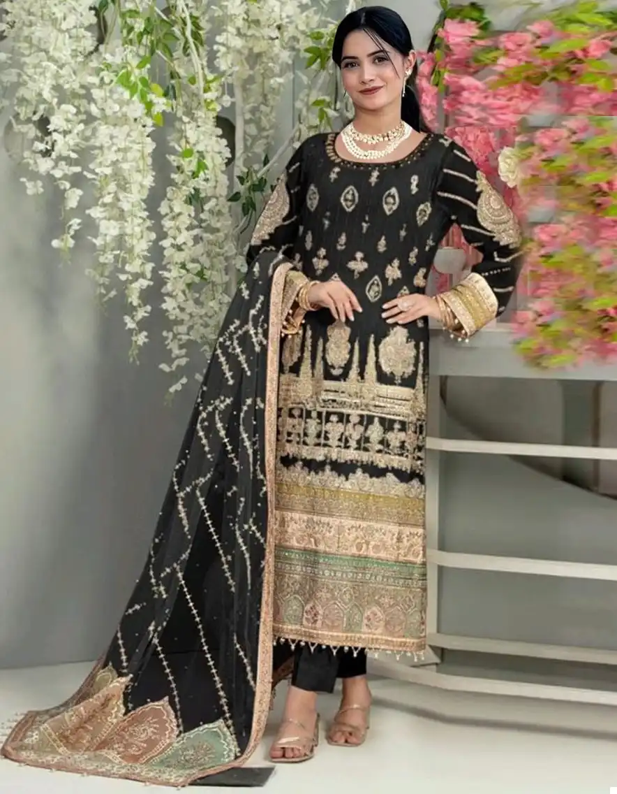 Mehboob Tex Desing No 4001 Georgette Wholesale Pakistani Salwar Suit