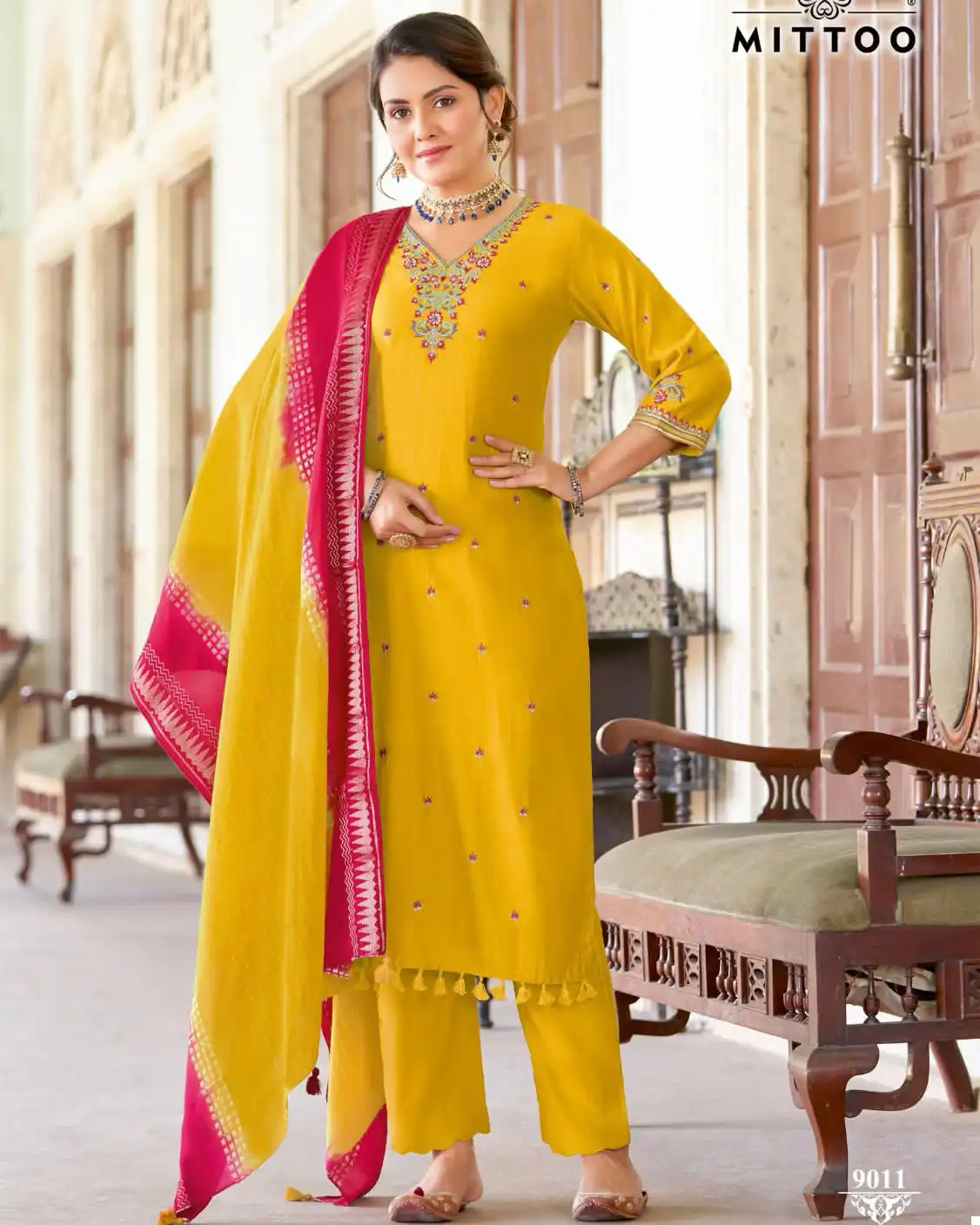 Mittoo Mosam Vol 2 Viscose Weaving Wholesale Readymade Salwar Suit Catalog