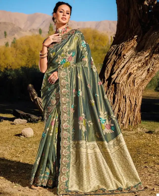 Mn 7300 Series Banarasi Pure Jari Wholesale Fancy Sarees Catalog