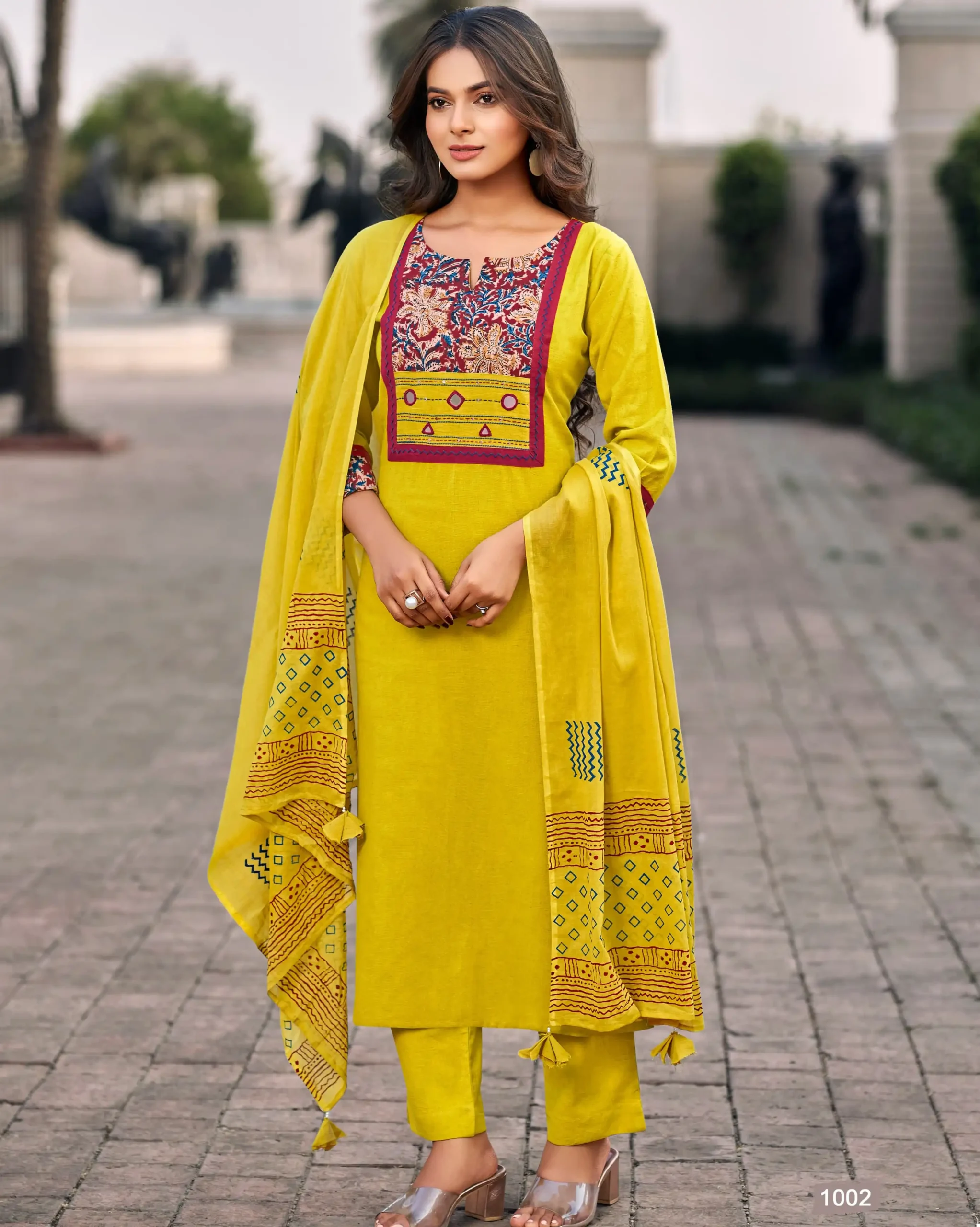 Ossm Mahek Premium Cotton Wholesale Readymade Salwar Suit Catalog