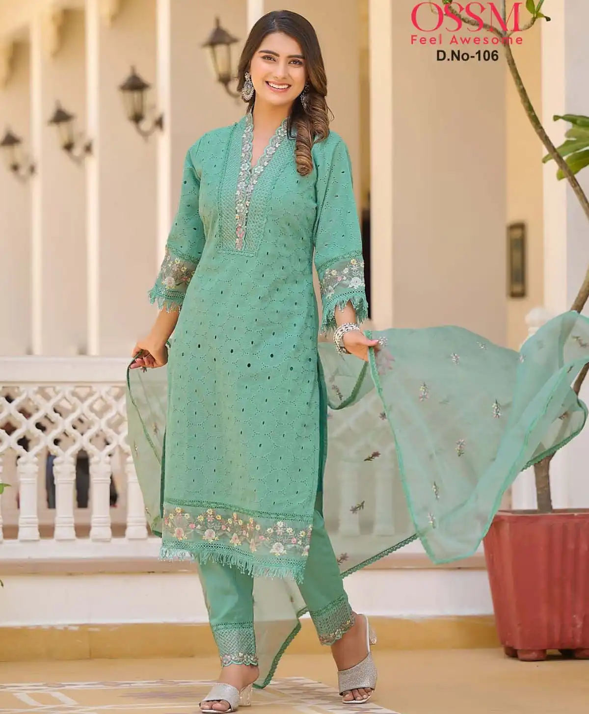 Ossm Summer Love Premium Cotton Wholesale Readymade Salwar Suit Catalog