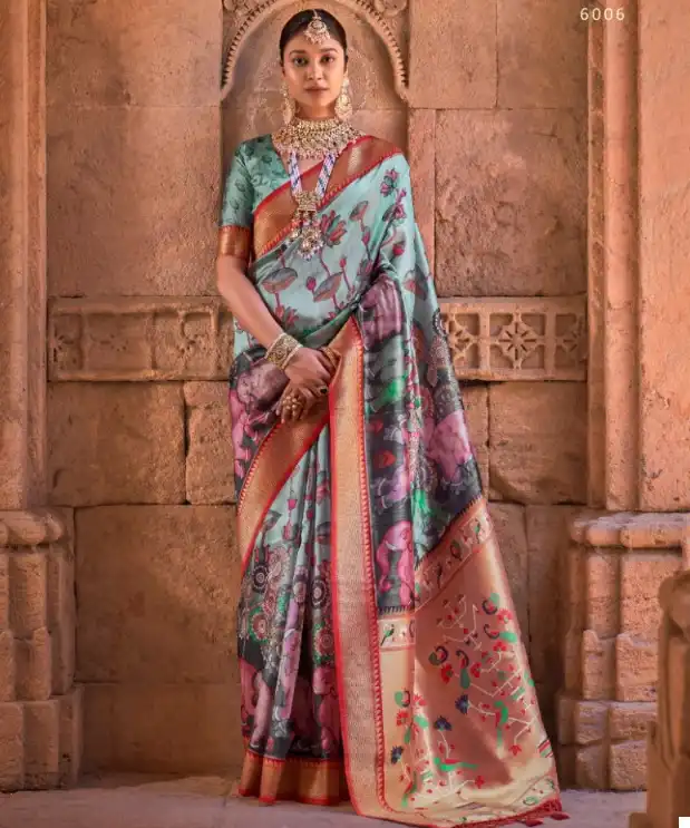 Pankh Heritage Royal Fancy Fabric Pathaini Wholesale Fancy Sarees Catalog