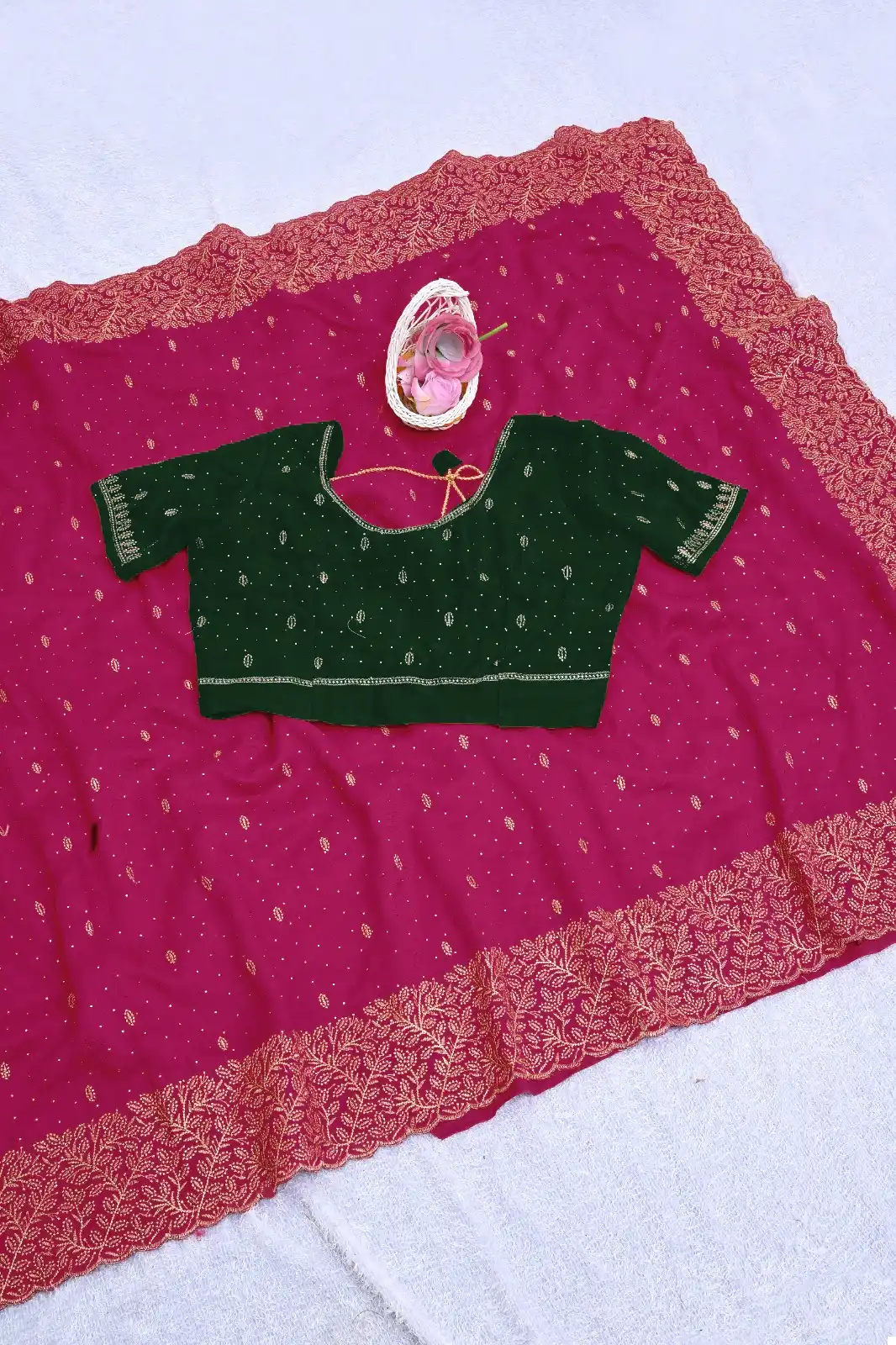 Prima 201 To 205 Vichitra Blooming Wholesale Fancy Sarees Catalog - Image 12