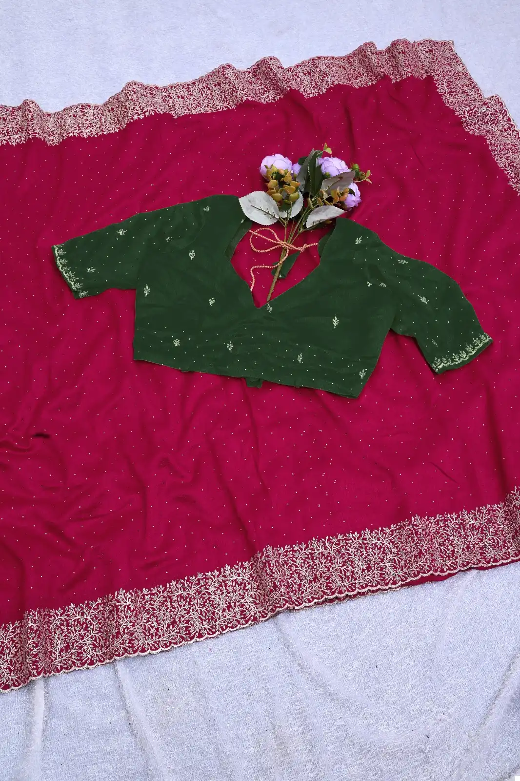 Prima 901 To 908 Vichitra Blooming Wholesale Fancy Sarees Catalog - Image 11