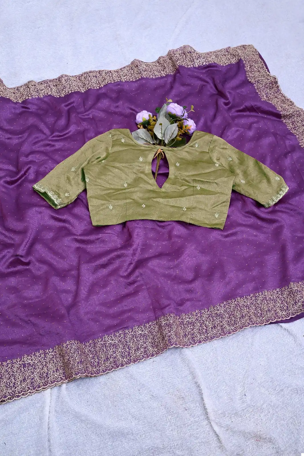 Prima 901 To 908 Vichitra Blooming Wholesale Fancy Sarees Catalog - Image 14