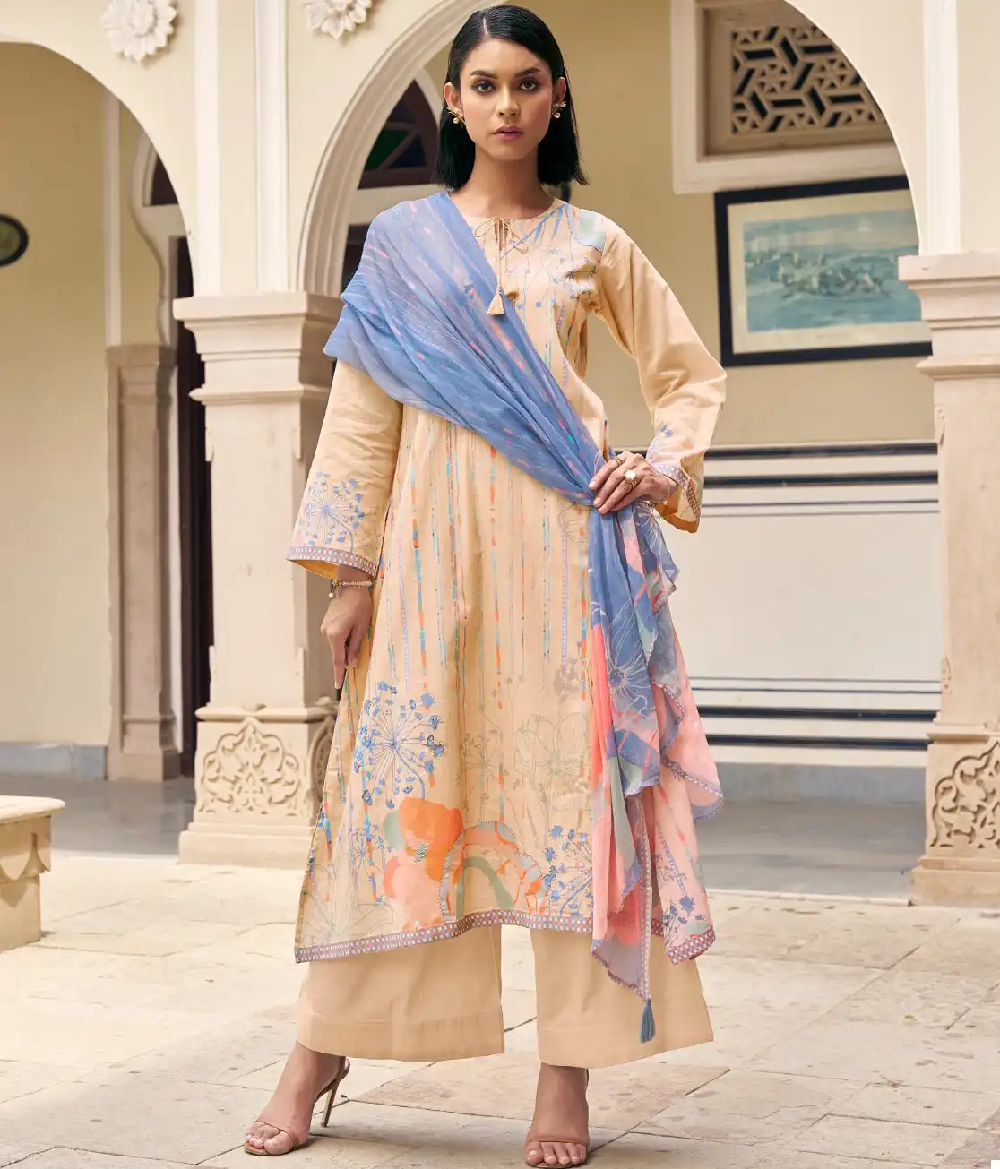 Prm Trendz Sunkissed Pure Lawn Cotton Wholesale Fancy Salwar Suit Catalog
