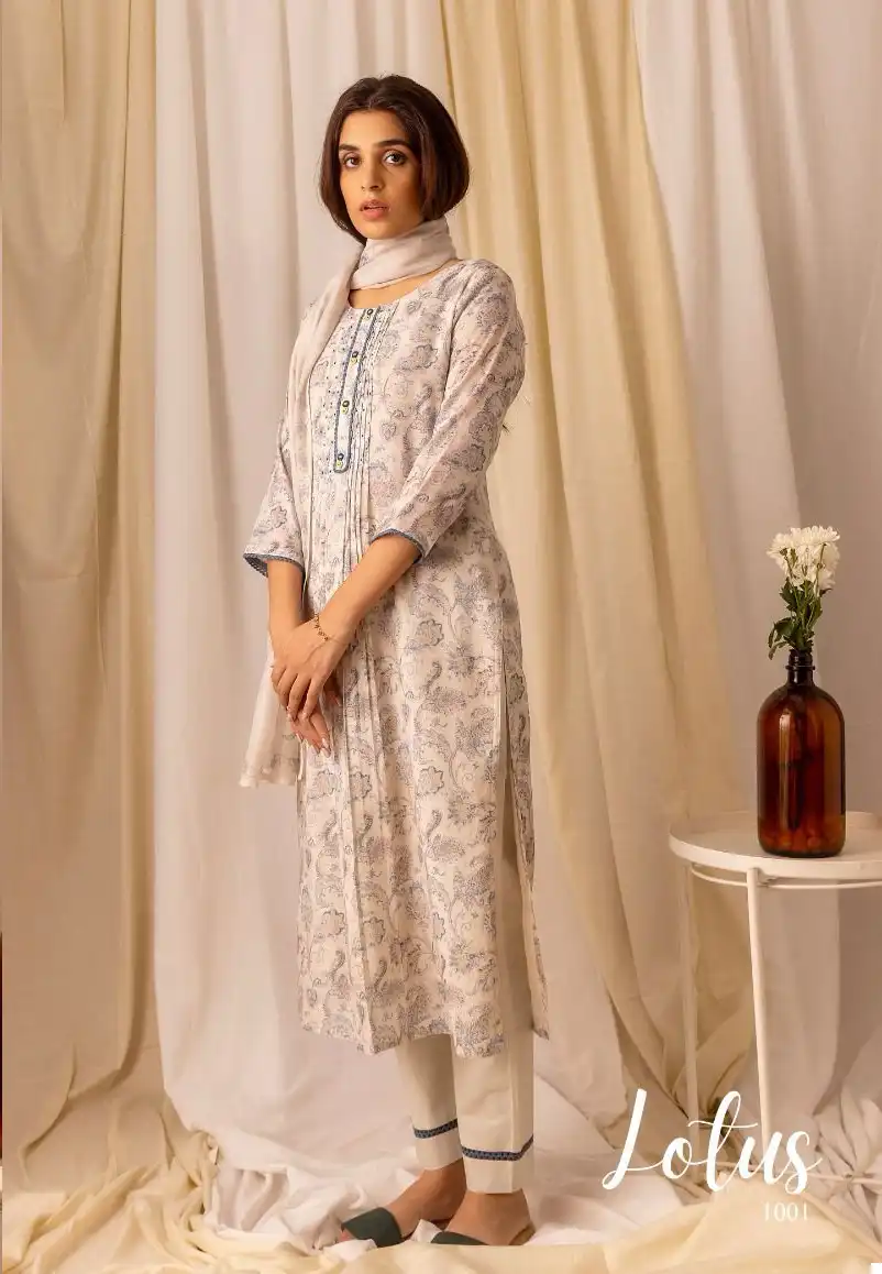 Psyna Lotus Poly Linen Wholesale Readymade Salwar Suit Catalog - Image 3