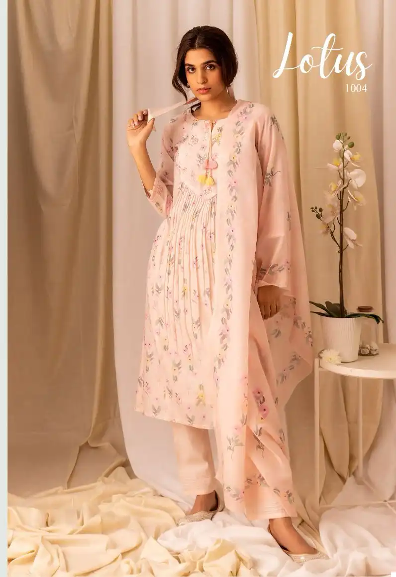 Psyna Lotus Poly Linen Wholesale Readymade Salwar Suit Catalog - Image 4