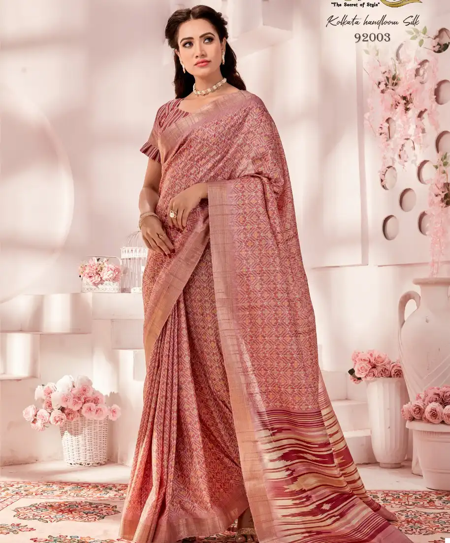 Rajpath Diva Handloom Silk Kolkata Handloom Printed Wholesale Fancy Sarees Catalog