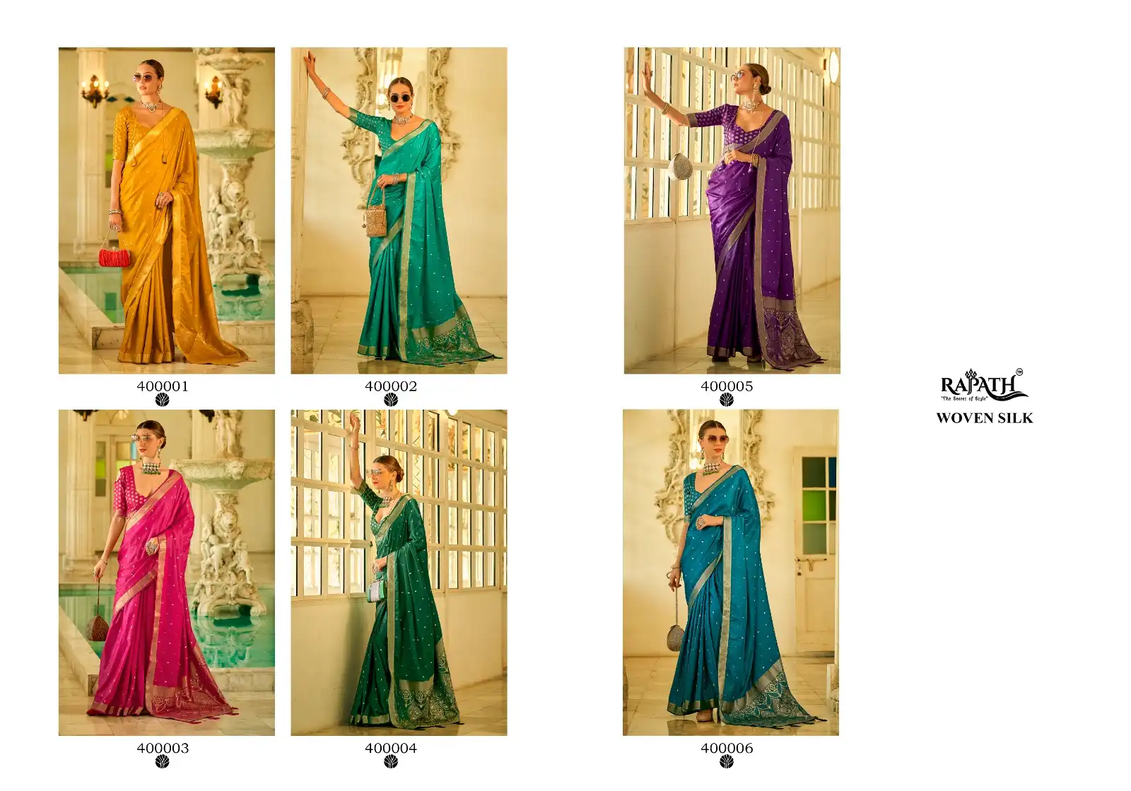Rajpath Harmony Silk Satin Silk Wholesale Fancy Sarees Catalog - Image 13
