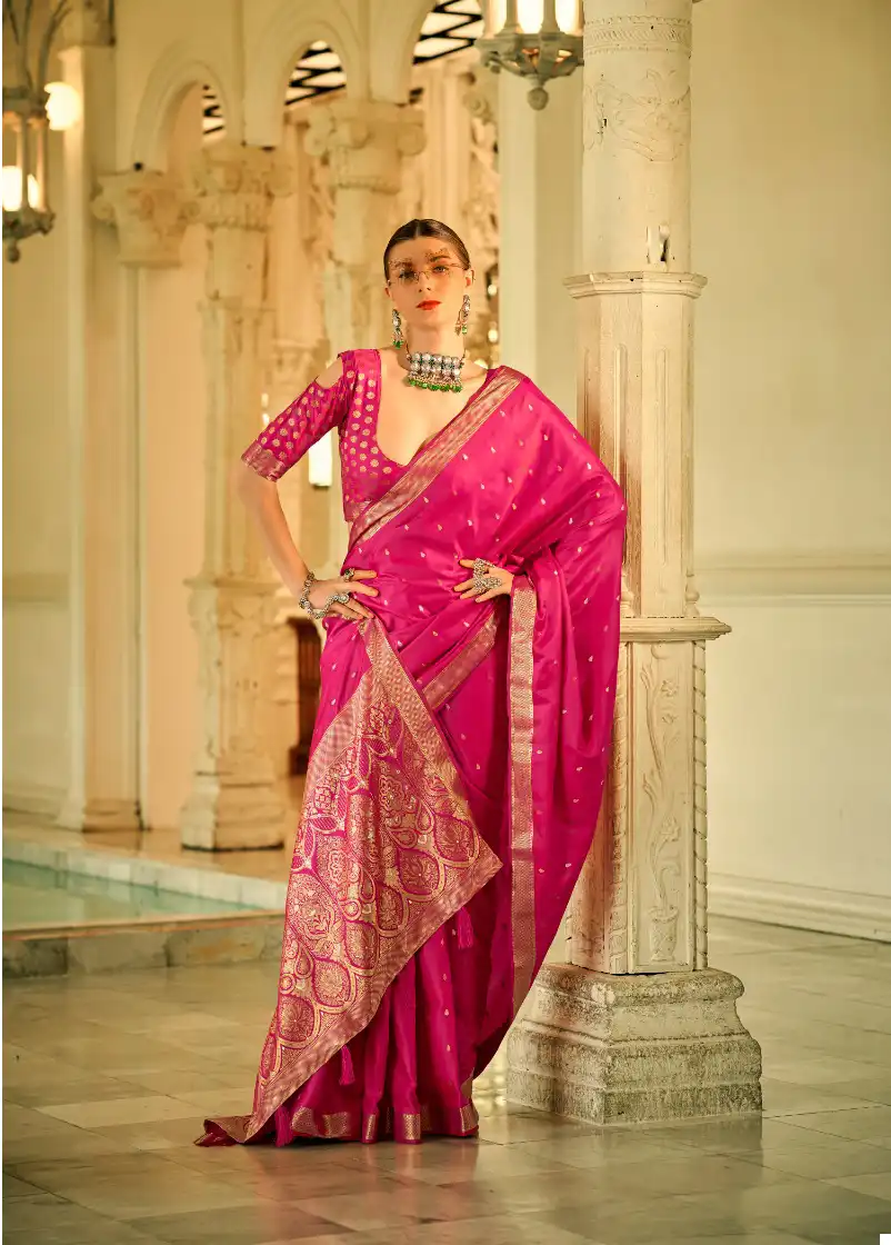 Rajpath Harmony Silk Satin Silk Wholesale Fancy Sarees Catalog - Image 5