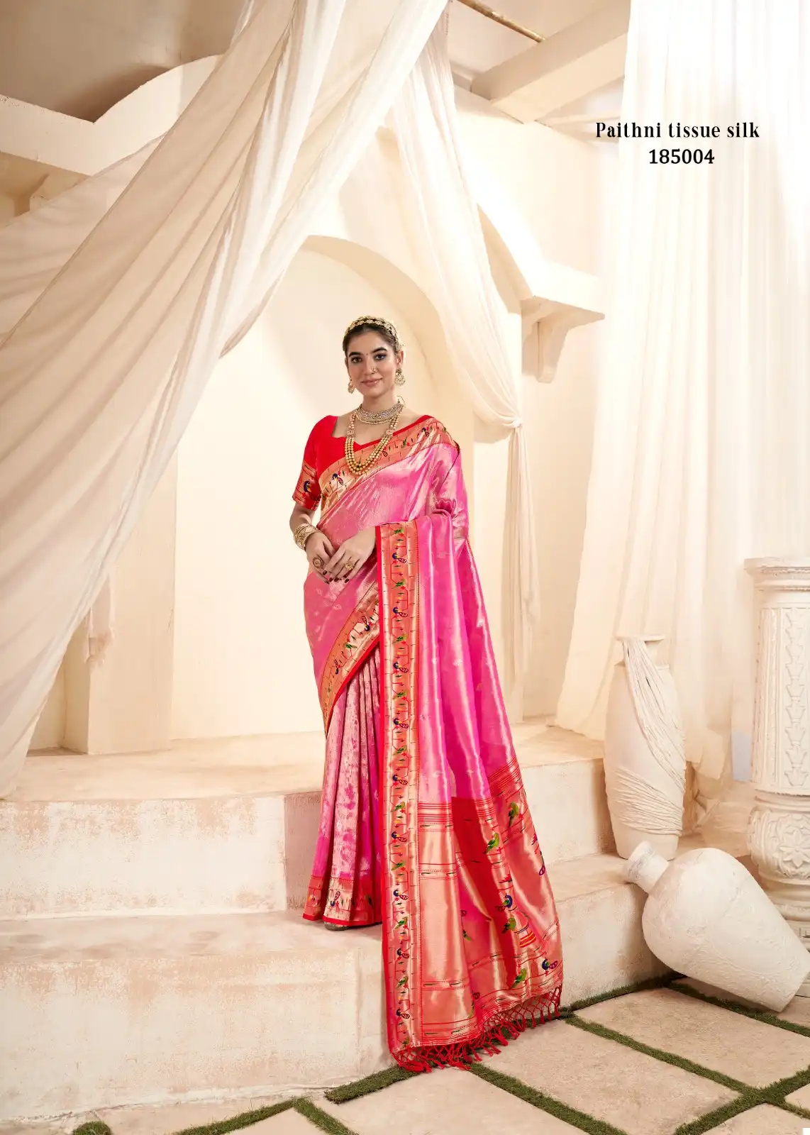 Rajpath Mangalya Silk Soft Tissue Silk Wholesale Fancy Sarees Catalog - Image 5