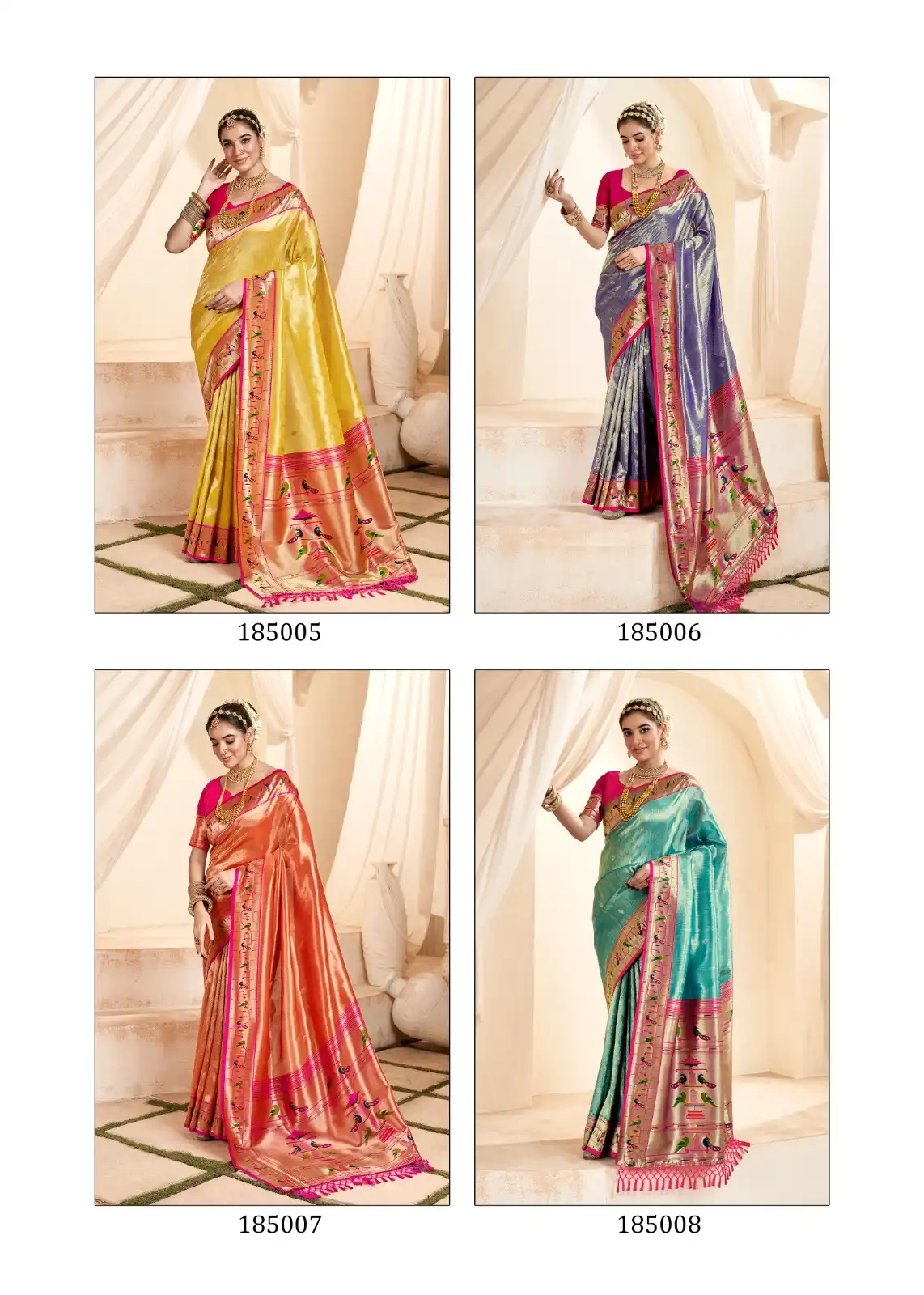 Rajpath Mangalya Silk Soft Tissue Silk Wholesale Fancy Sarees Catalog - Image 11