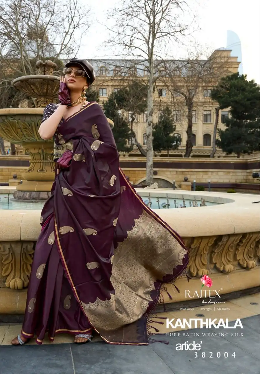 Rajtex Kanthkala Silk Wholesale Fancy Sarees Catalog - Image 5