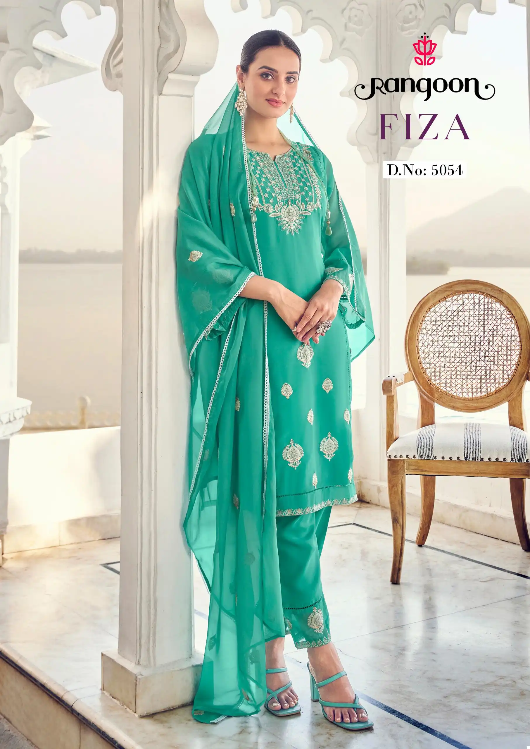 Rangoon Fiza Pure Organza Wholesale Readymade Salwar Suit Catalog - Image 2