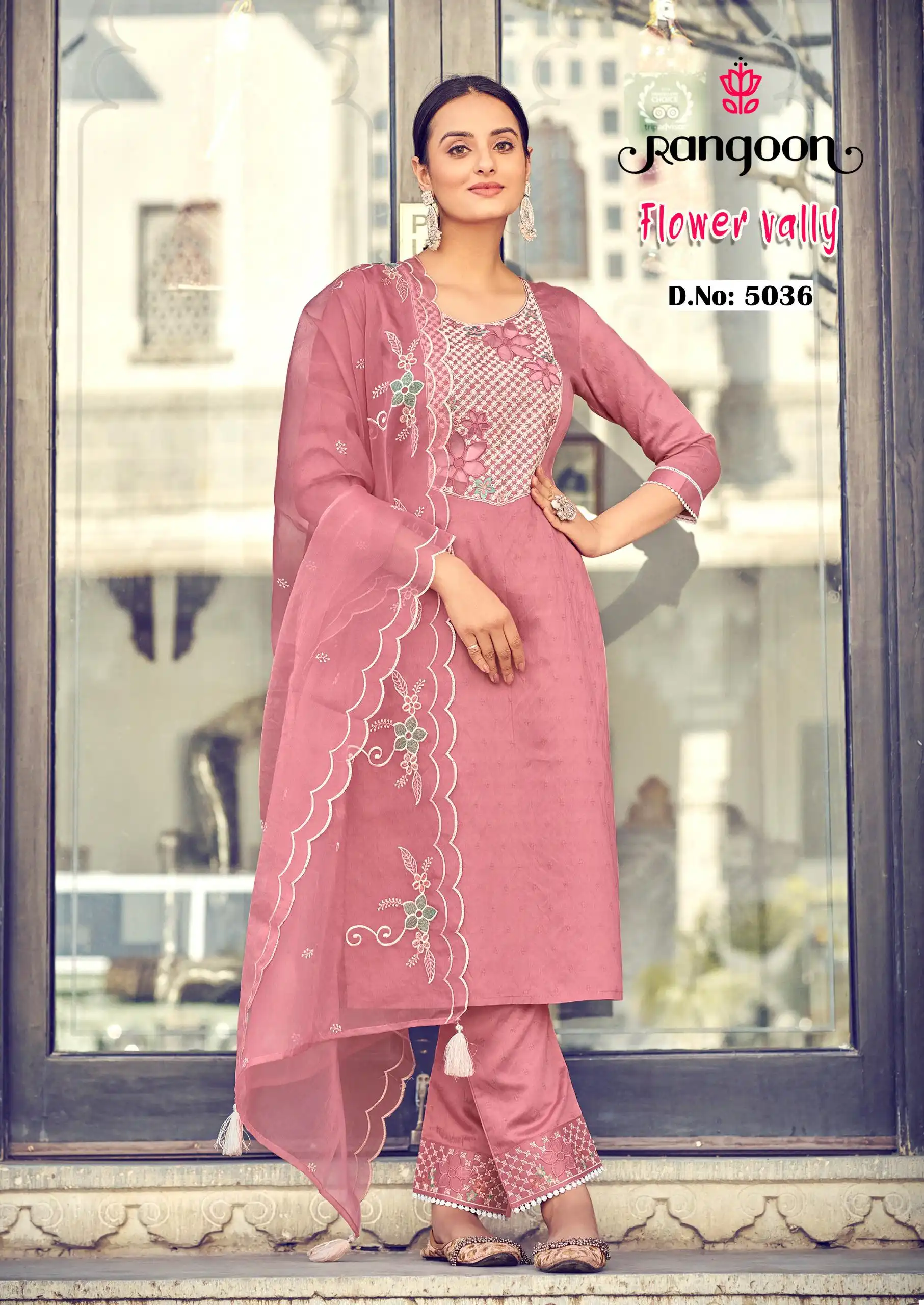 Rangoon Flower Vally Viscose Wholesale Readymade Salwar Suit Catalog - Image 6