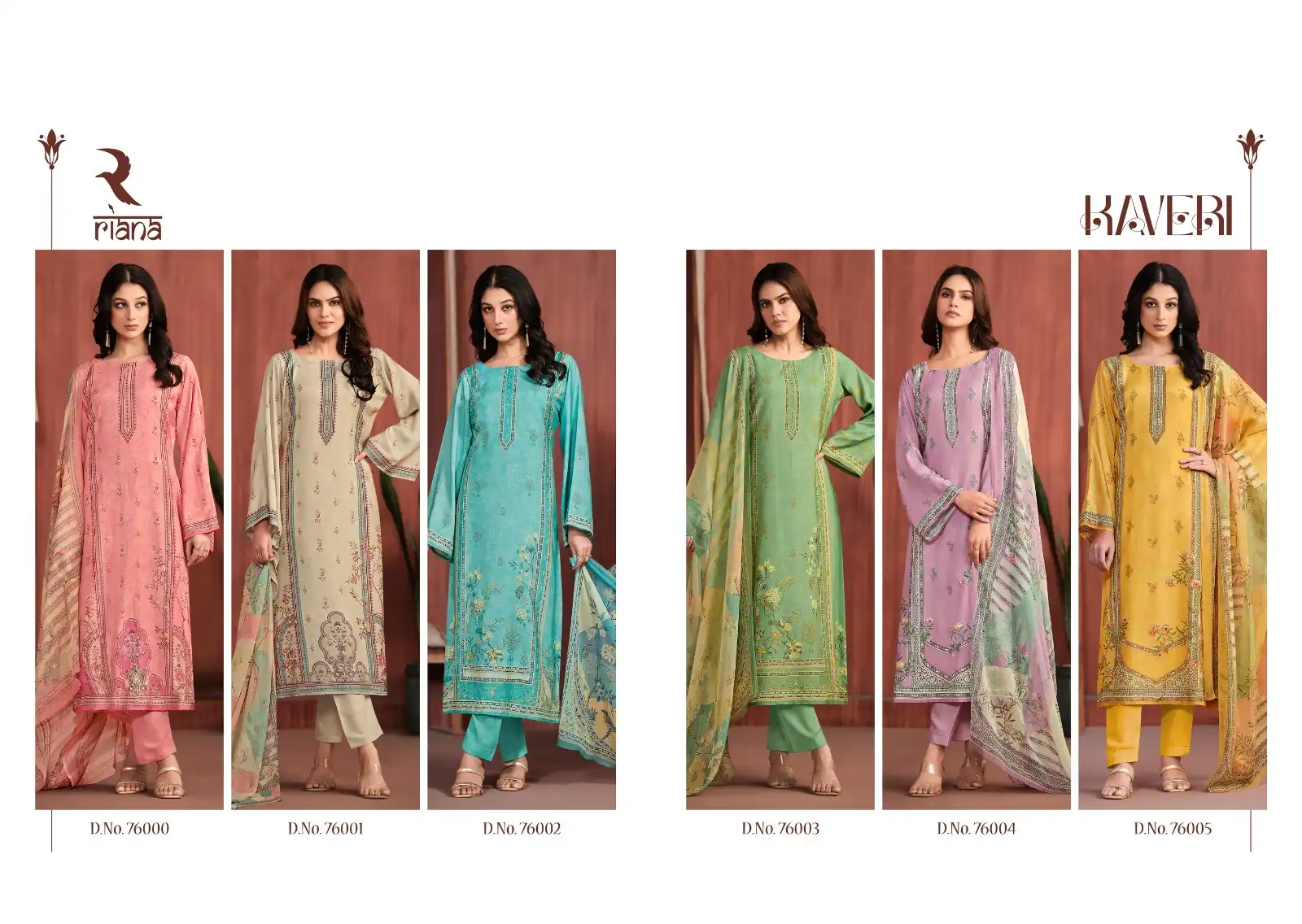 Riana Kaveri Pure Viscous Muslin Wholesale Fancy Salwar Suit Catalog - Image 7