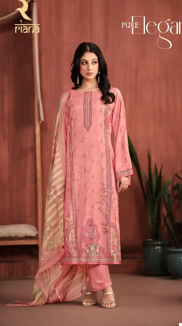 Riana Kaveri Pure Viscous Muslin Wholesale Fancy Salwar Suit Catalog - Image 2