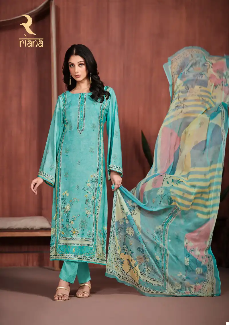 Riana Kaveri Pure Viscous Muslin Wholesale Fancy Salwar Suit Catalog - Image 3