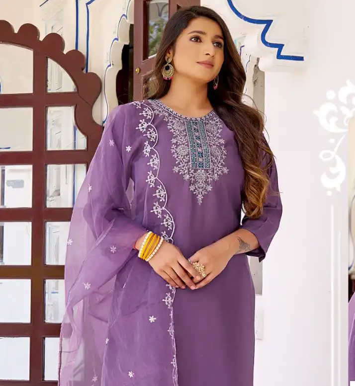 Rung Disha Heavy Roman Silk Wholesale Readymade Salwar Suit Catalog