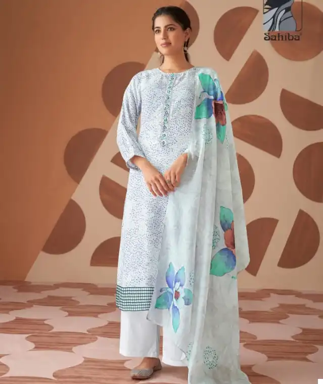 Sahiba Miksha Unique Muslin Silk Digital Print Wholesale Fancy Salwar Suit Catalog