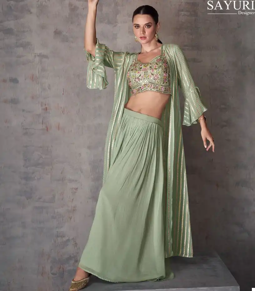 Sayuri Designer Kashvi Georgette Wholesale Designer Readymade Salwar Suit Catalog