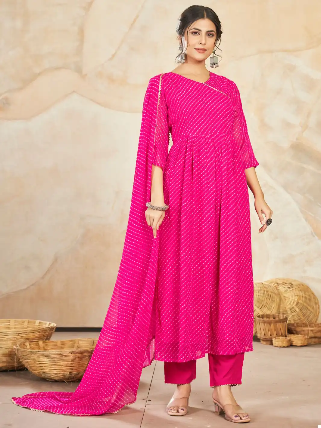 Seamore Super Single Georgette Wholesale Readymade Salwar Suit