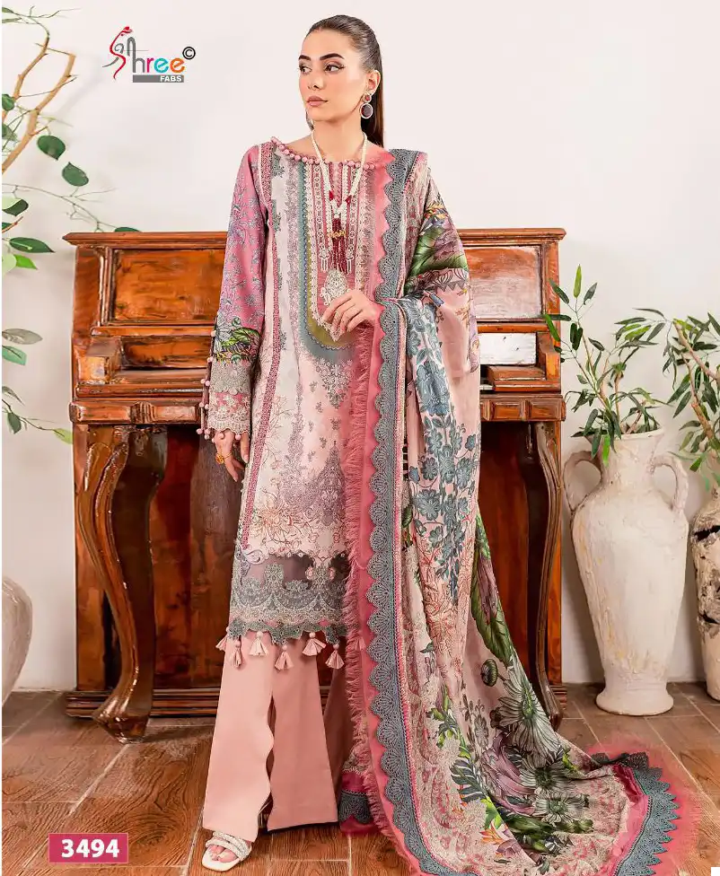 Shree Fab Queens Court Vol 4 Pure Cotton Print Wholesale Pakistani Salwar Suit Catalog