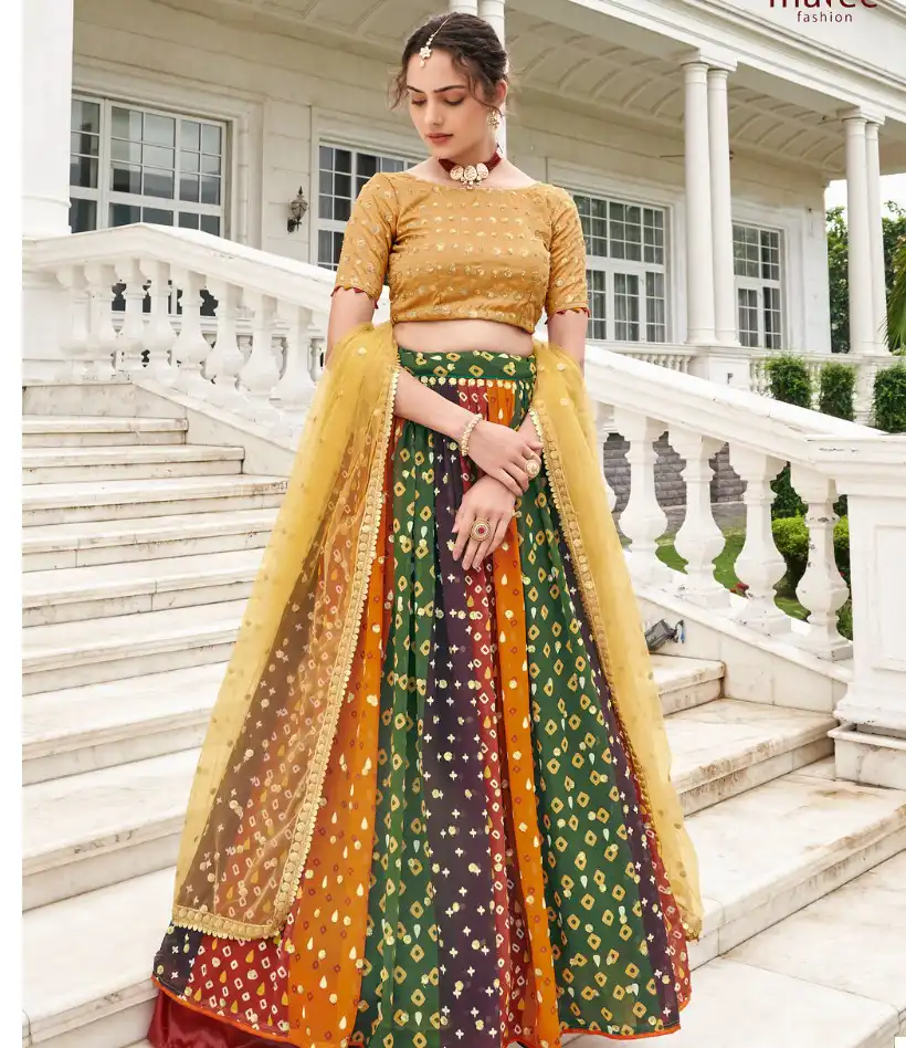 Shreematee Kiasha Pure Faux Georgette Wholesale Lehenga Catalog