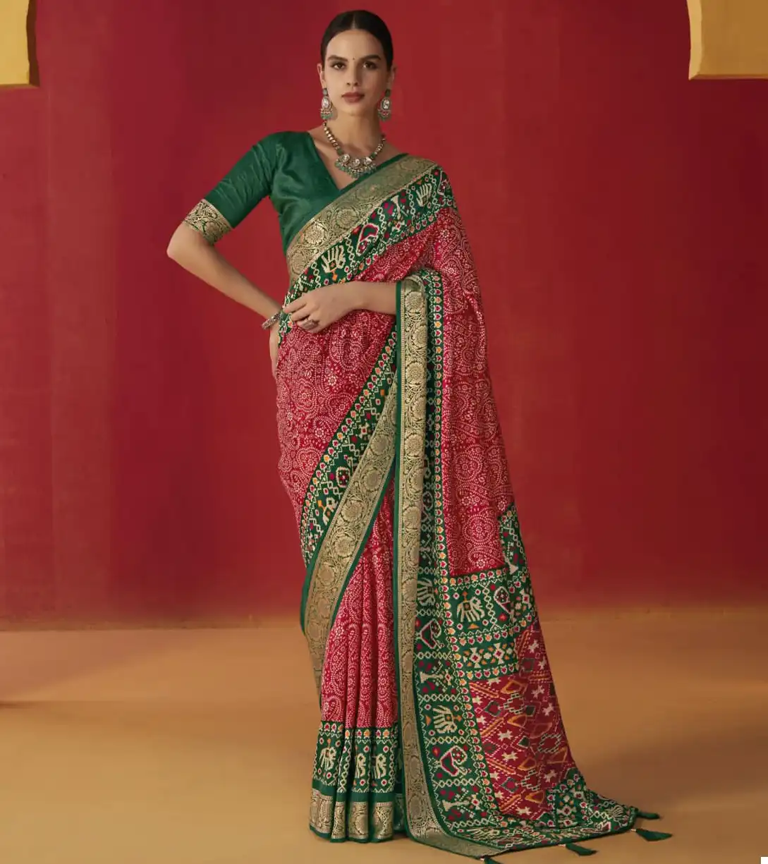 Shubh Shree Rith Silk Velwet Tusser Silk Wholesale Fancy Saree Catalog