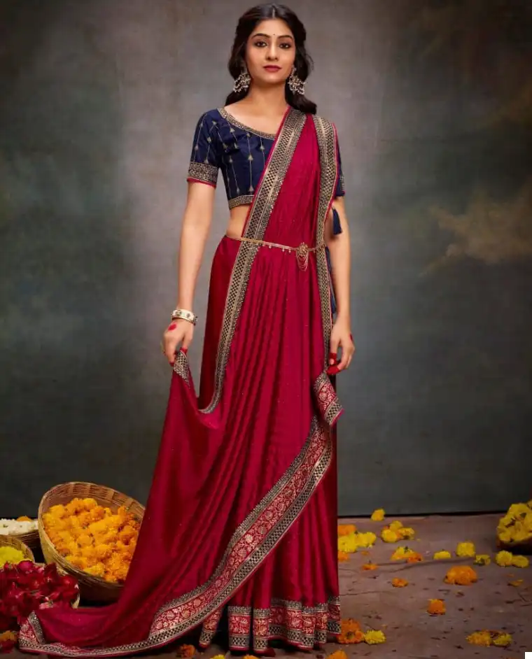 Suma Designer Silk Sanchi Bsy Satin Swarovski Work Wholesale Fancy Sarees Catalog