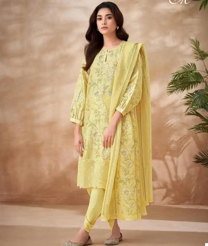 T&M Sheeba Pure Chanderi Silk Wholesale Fancy Salwar Suit Catalog - Image 3