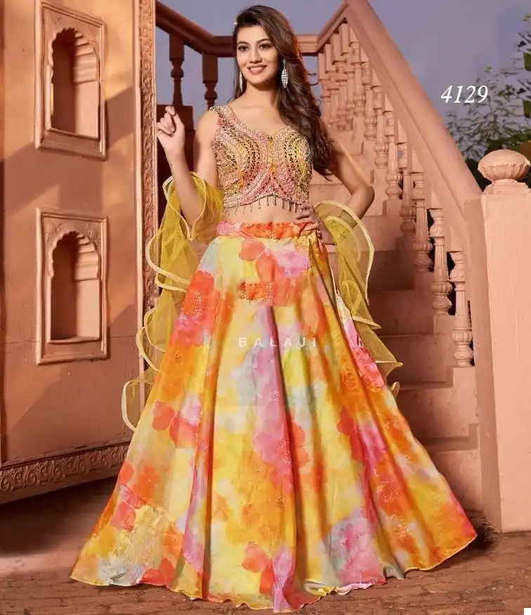 Vardan Ethnic D.No4129 Heavy Silk Wholesale Lehenga