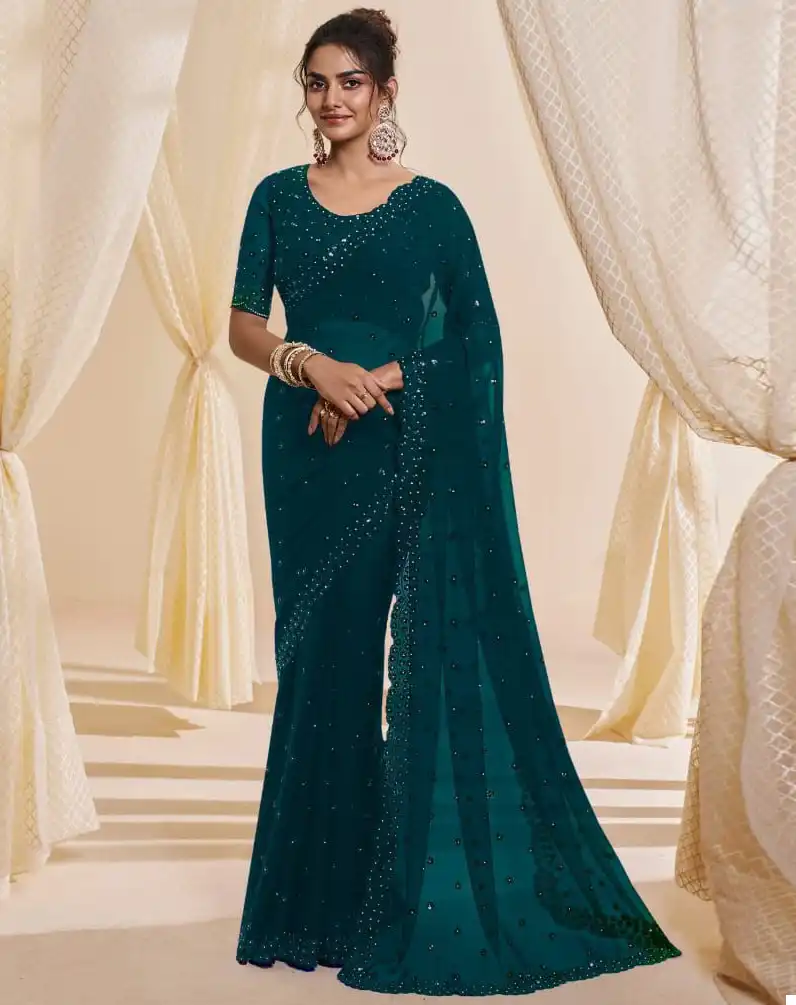 Vardan Ethnic D.No.4259 Georgette Wholesale Fancy Sarees Catalog