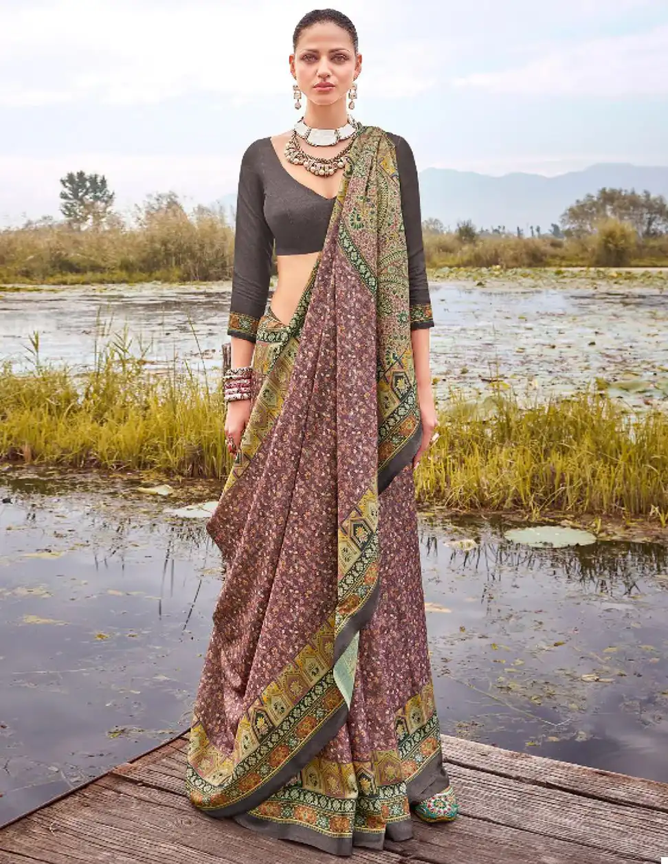 Vardan Ethnic Fg Silk Mills Pashmina Silk Wholesale Fancy Sarees Catalog