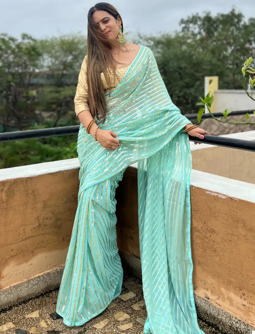 Vardan Ethnic Jr 582 Georgette Wholesale Fancy Sarees