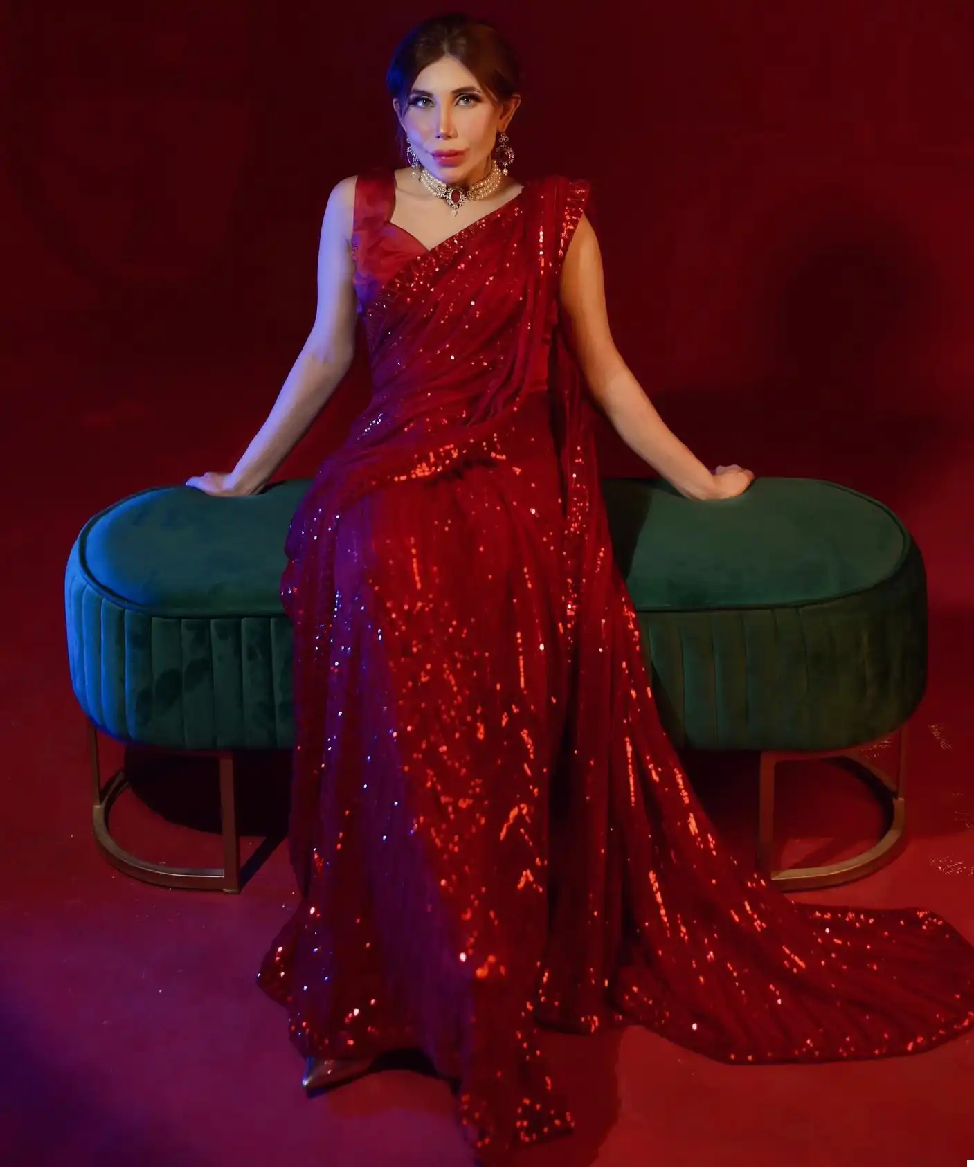 Vardan Ethnic Jr 601 Georgette Wholesale Fancy Sarees