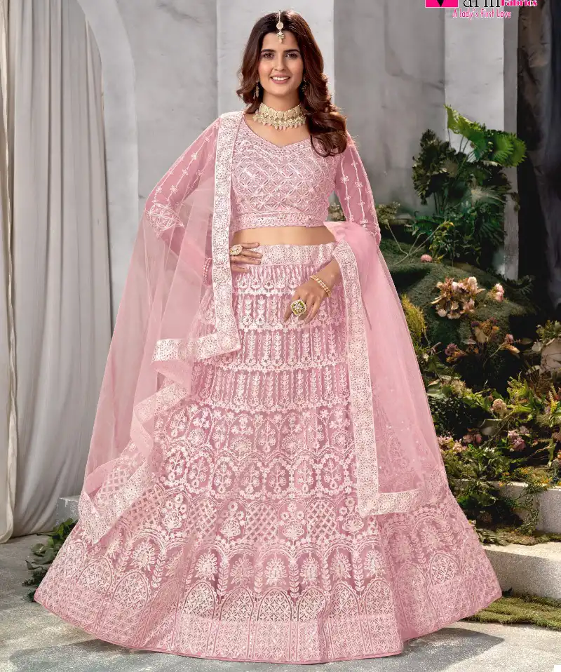 Varni Zeeya Ishaani Net Wholesale Lehenga Catalog