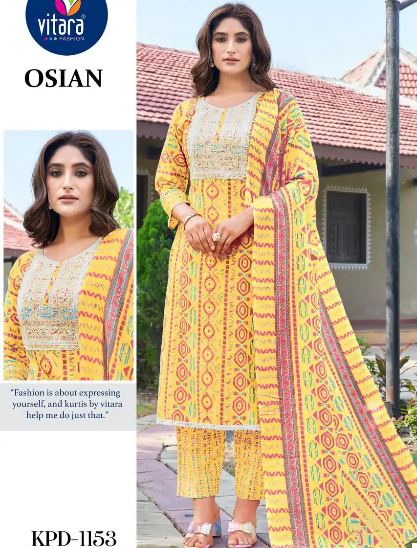 Vitara Osian Pure Cotton Wholesale Readymade Salwar Suit Catalog