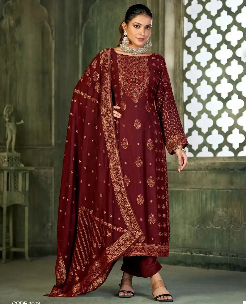 Vouch Kasida Vol 1 Viscose Pashmina Wholesale Fancy Salwar Suit Catalog