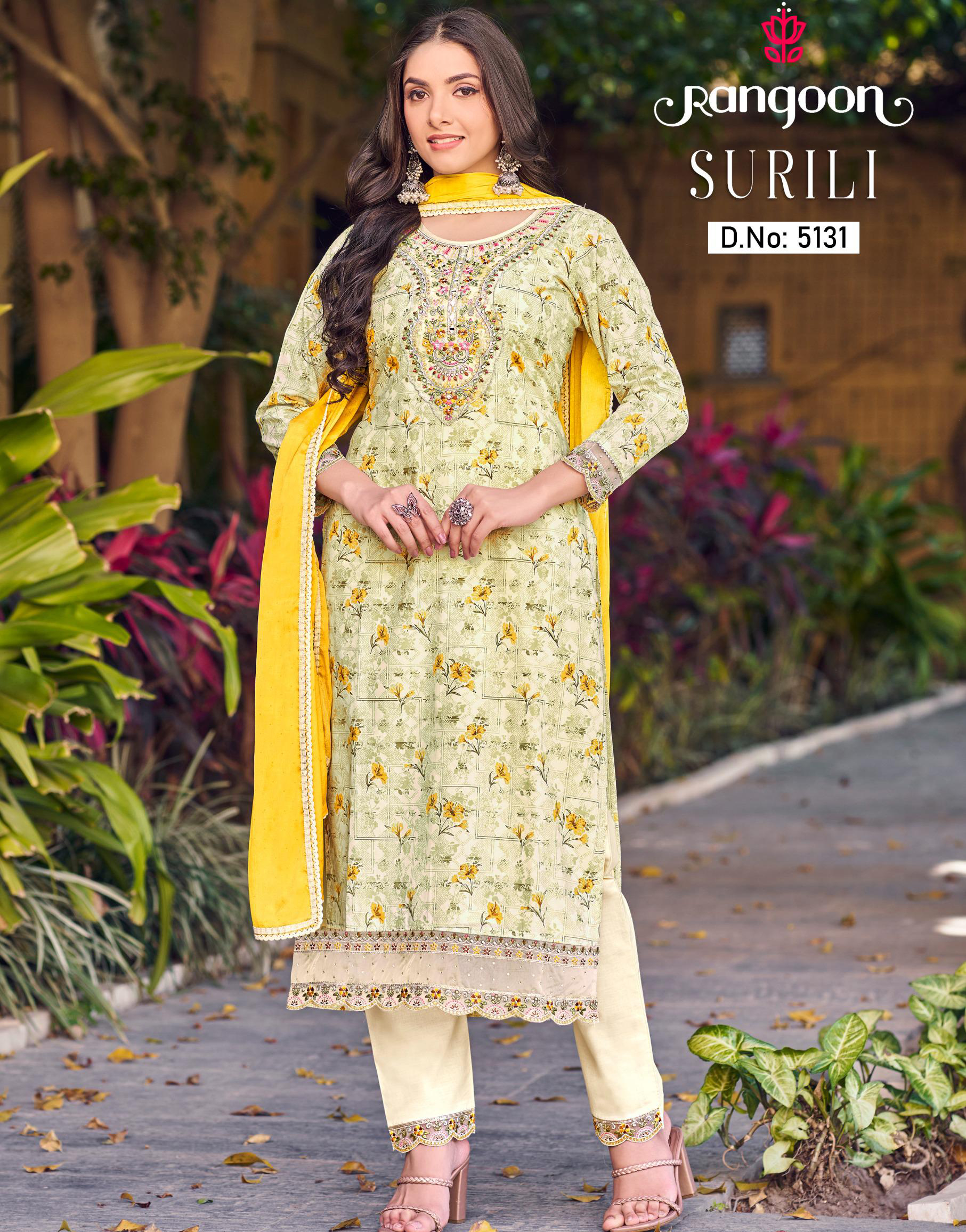 Rangoon Surili Pure Cotton Print Wholesale Readymade Salwar Suit Catalog
