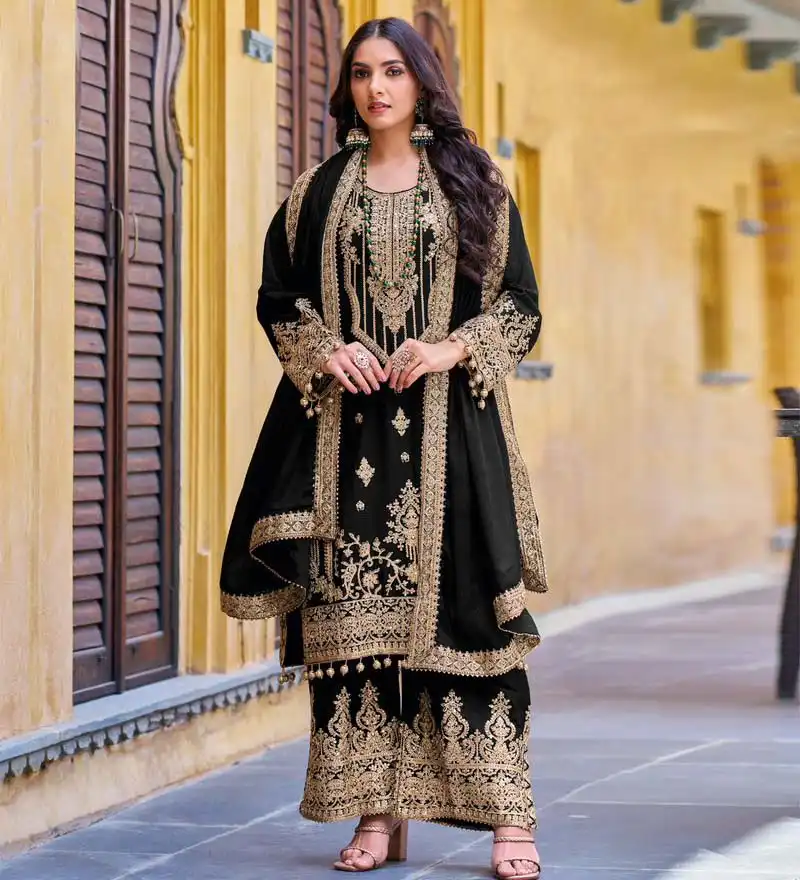 Your Choice Asim Jofa Pure Chinon Wholesale Designer Readymade Salwar Suit Catalog