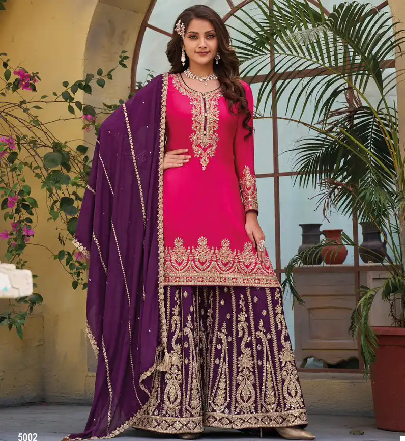 Your Choice Siya Pure Chinon Wholesale Designer Readymade Salwar Suit Catalog