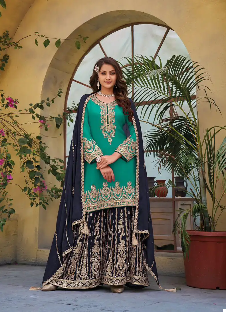 Your Choice Siya Pure Chinon Wholesale Designer Readymade Salwar Suit Catalog - Image 2